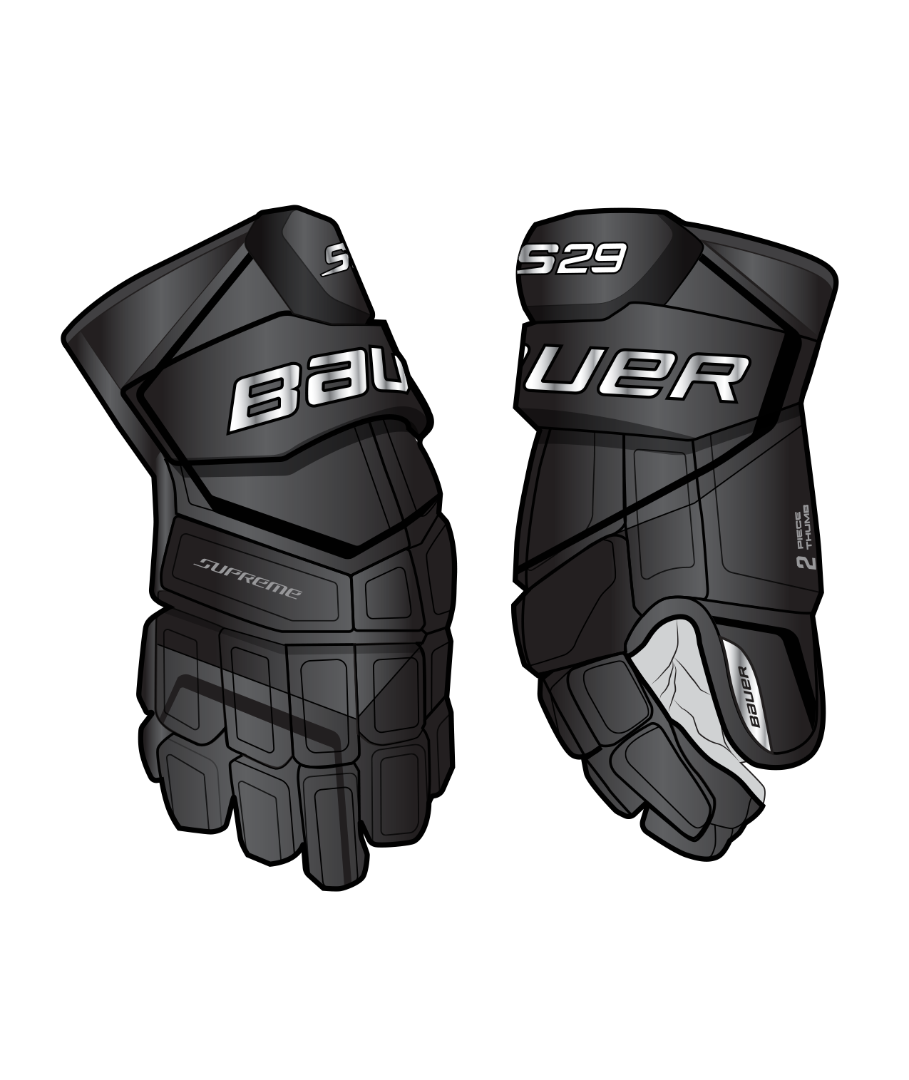 Bauer Rukavice Bauer Supreme S29 S19 JR