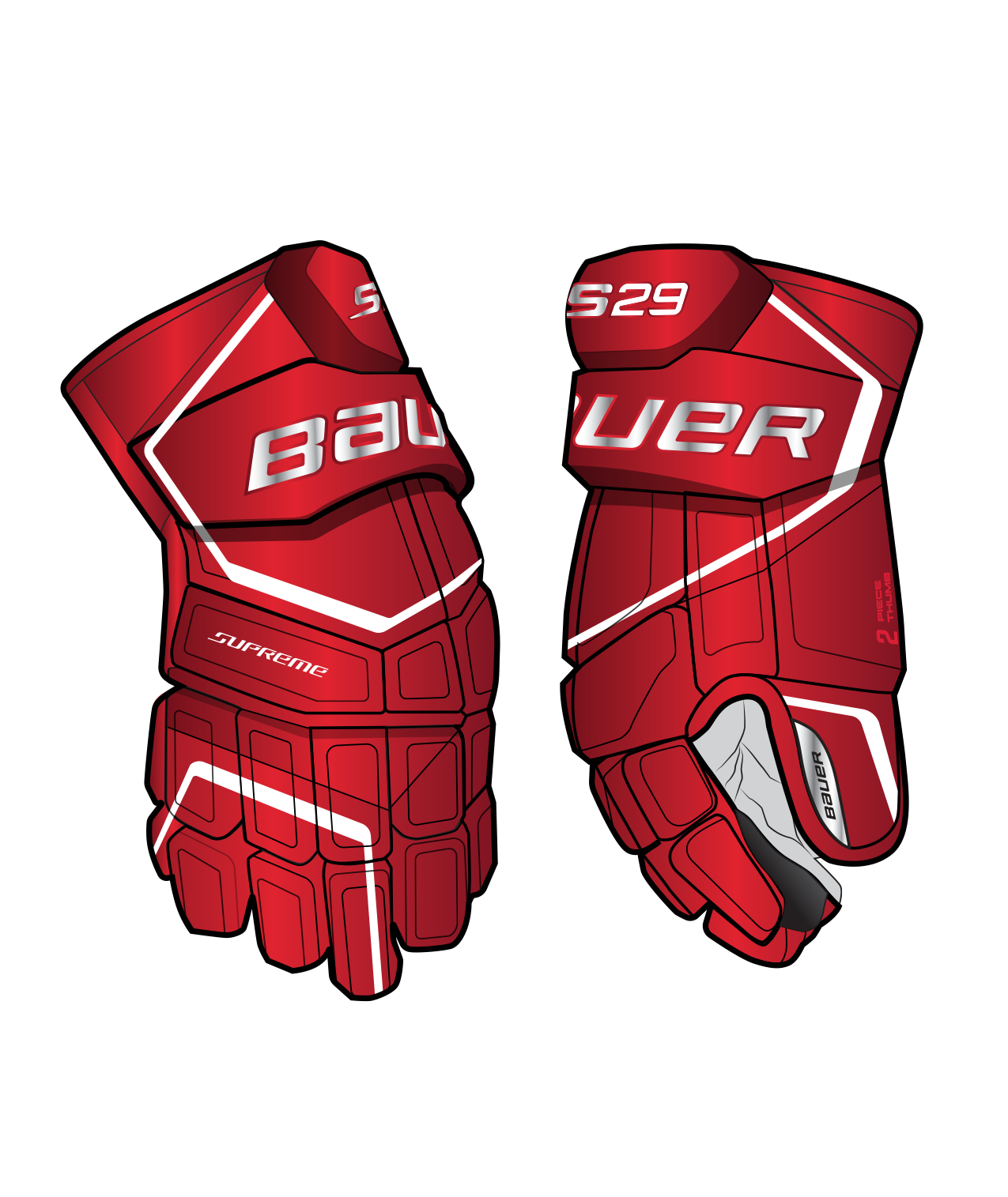 Bauer Rukavice Bauer Supreme S29 S19 SR