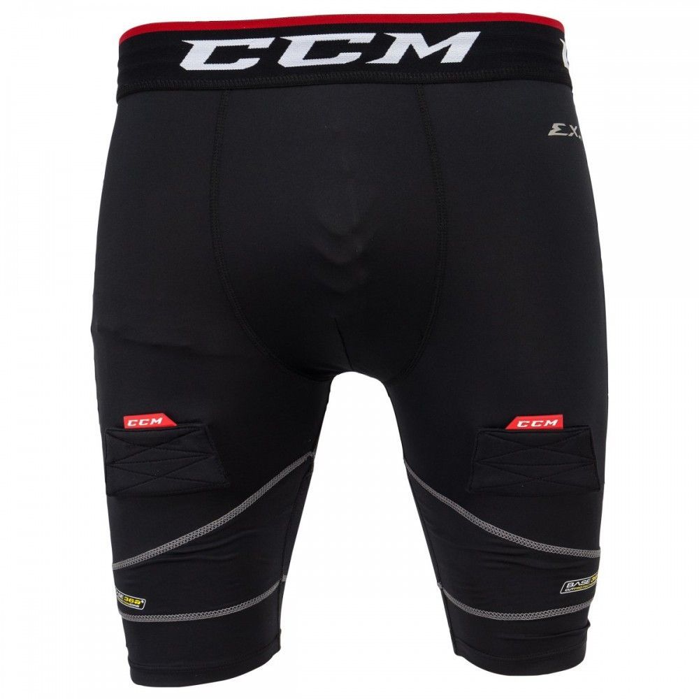 CCM Kraťasy se suspenzorem CCM Compression Shorts Jock JR