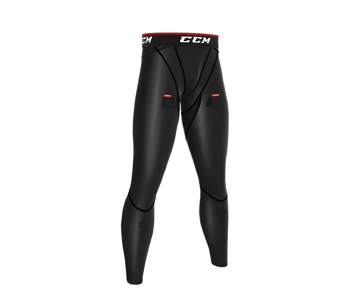 CCM Kalhoty se suspenzorem CCM Compression Pant Jock SR